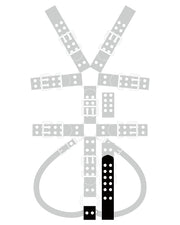 【パーツ販売】ラバーヘビーフルボディハーネス「アルティメット」(納期2週間)