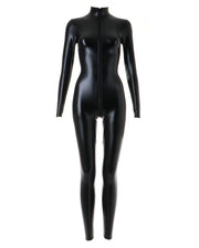 Matte Zip Front Seamless Catsuit