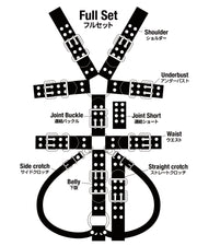 ラバーヘビーフルボディハーネス「アルティメット」(納期2週間)