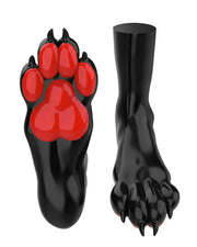 Silicone Furry Dog Feet – Colored（カラーオーダー可）