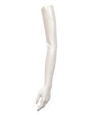 Latex Long Gloves (White)